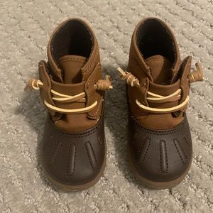 Good Condition Baby Sperry Duck Boots Size 4